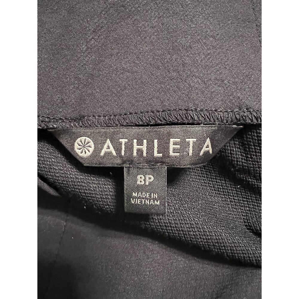 Athleta Lightweight Pants Black Stretch Zip Pocket Size 8 P Gorpcore 30x 26 - Picture 11 of 16
